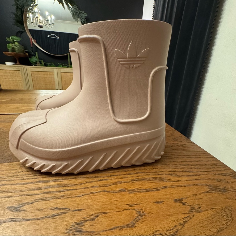 Adidas Women's adiFOM Superstar Boot in Wonder Taupe Rain Boot Platform